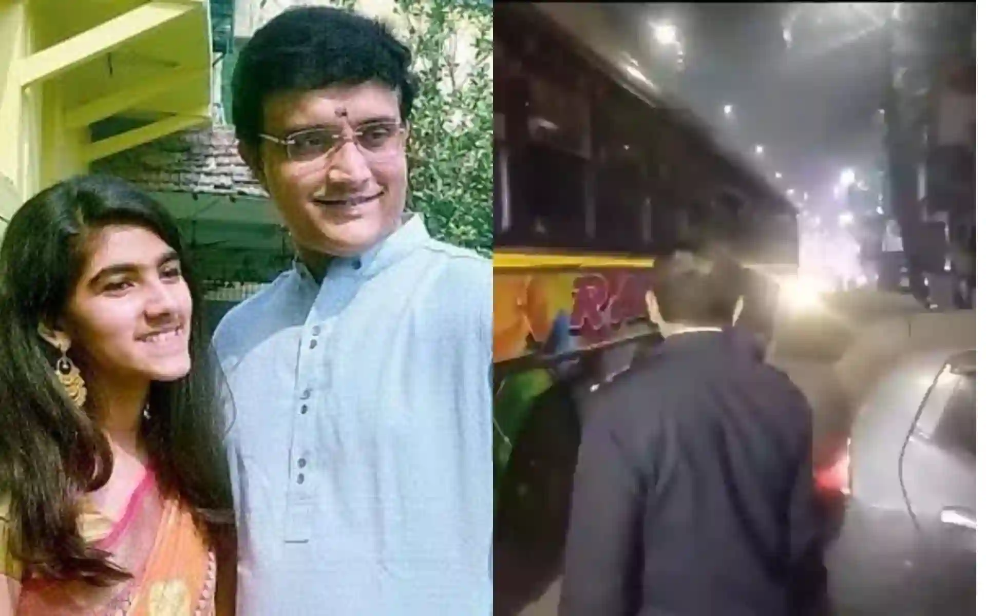 Sourav Ganguly’s Daughter Sana Involved In A Scary Road Accident As Bus Rams Into Her Car